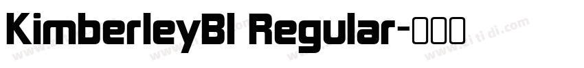 KimberleyBl Regular字体转换